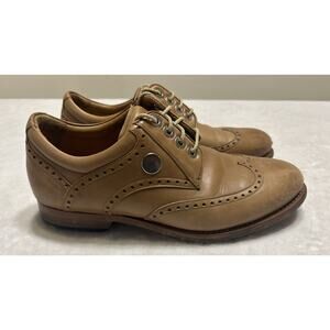 Royal Albatross Men’s Golf Shoes Spiked Size 8 Leather Oxford Lace Up Italian